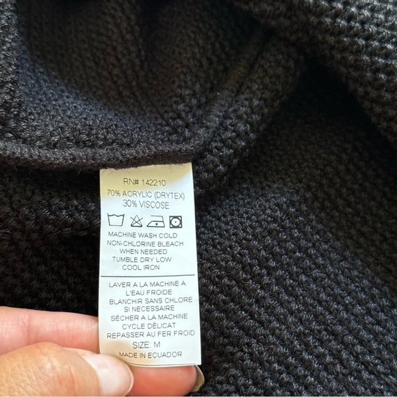 Mer|Sea Ixchel Black Knit Dress Size Medium NWT - Picture 11 of 14